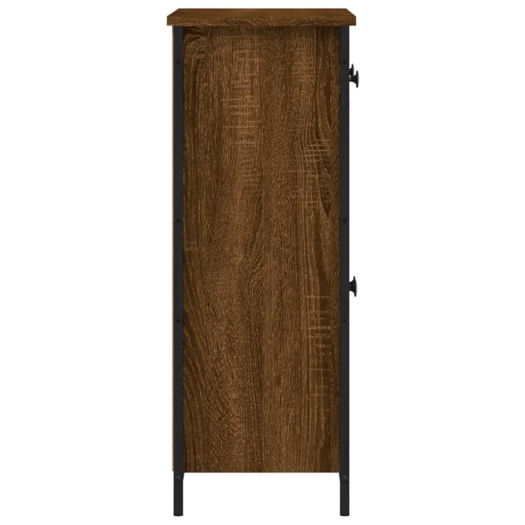 vidaXL Ντουλάπι Καφέ Δρυς 70 x 30 x 80 εκ. από Επεξεργ. Ξύλο