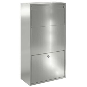 vidaXL &Theta;&upsilon;&rho;ί&delta;&alpha; &Pi;&alpha;&kappa;έ&tau;&omega;&nu; &Alpha;&sigma;&eta;&mu;ί 44 x 22 x 82 &epsilon;&kappa;. &Epsilon;&pi;&iota;&kappa;&alpha;&lambda;&upsilon;&mu;&mu;έ&nu;&omicron;&sigmaf; &Chi;ά&lambda;&upsilon;&beta;&alpha;&sigmaf;