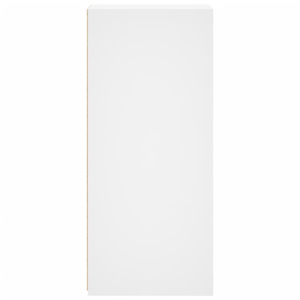 vidaXL Συρταριέρα Λευκή 30x42,5x93 εκ. από Επεξεργασμένο Ξύλο