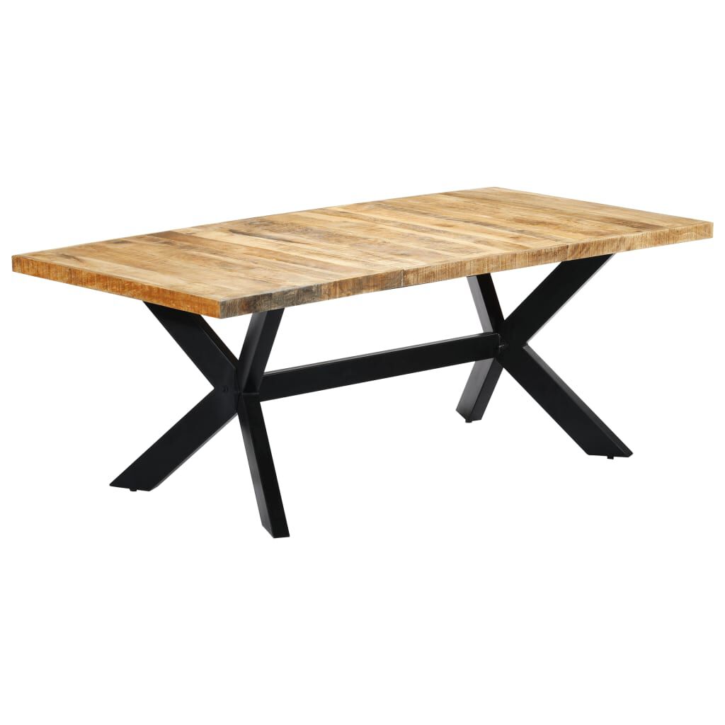 vidaXL Τραπεζαρία 200 x 100 x 75 εκ. από Μασίφ Ξύλο Μάνγκο