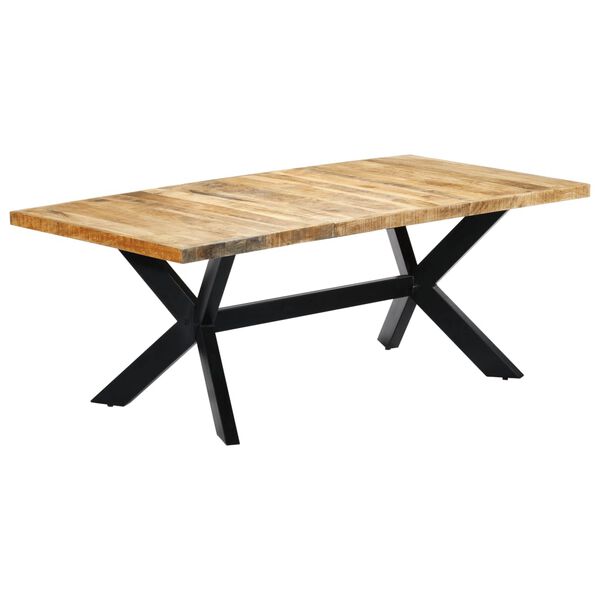 vidaXL Τραπεζαρία 200 x 100 x 75 εκ. από Μασίφ Ξύλο Μάνγκο