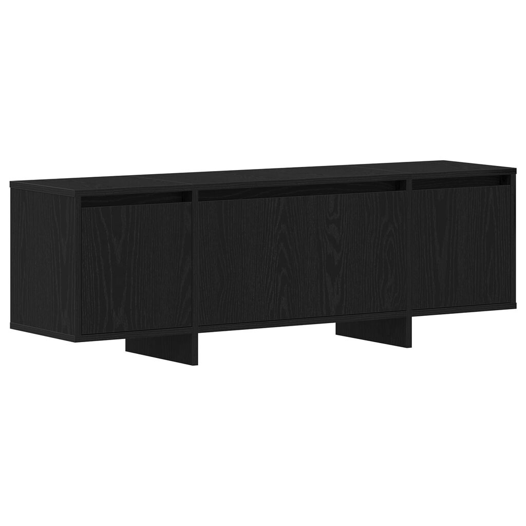 vidaXL Ντουλάπα τηλεόρασης Μαύρο Δρυς 120x30x40,5 εκ. Ξύλο επεξεργασμένο