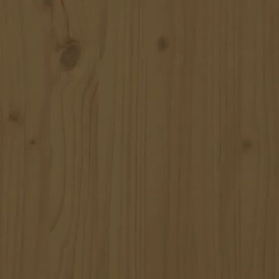vidaXL Τραπεζάκι Σαλονιού Καφέ Μελί Ø 55x45 εκ. Μασίφ Ξύλο Πεύκου