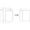 vidaXL Βάση φυτών 2 pcs Μαύρο 24 x 24 x 35 εκ. Ατσάλι