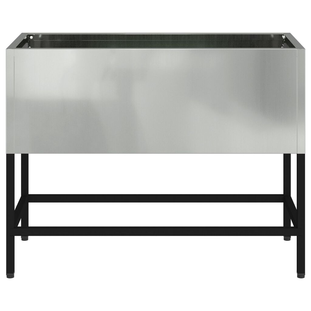 vidaXL Υψωμένος Κήπος 60x26x45 εκ Γαλβανισμένο Ατσάλι