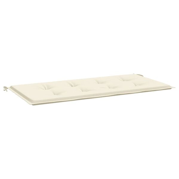 vidaXL Μαξιλάρι Πάγκου Κήπου Κρεμ 120x50x3 εκ. Ύφασμα Oxford