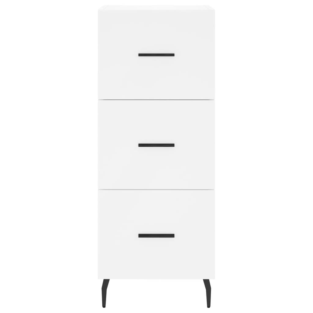 vidaXL Ντουλάπι Λευκό 34,5 x 34 x 180 εκ. από Επεξεργασμένο Ξύλο