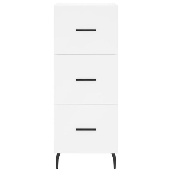vidaXL Ντουλάπι Λευκό 34,5 x 34 x 180 εκ. από Επεξεργασμένο Ξύλο