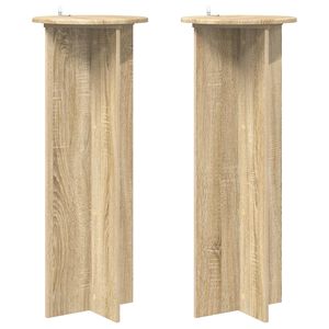 vidaXL &Beta;ά&sigma;&eta; &phi;&upsilon;&tau;ώ&nu; 2 pcs Sonoma &Delta;&rho;&upsilon;&sigmaf; &Oslash;40 x 100 &epsilon;&kappa;. &Epsilon;&pi;&epsilon;&xi;&epsilon;&rho;&gamma;&alpha;&sigma;&mu;έ&nu;&omicron; &Xi;ύ&lambda;&omicron;