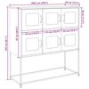 vidaXL Ντουλάπι Ανθρακί 100,5x39x107 εκ. από Χάλυβα Ψυχρής Έλασης