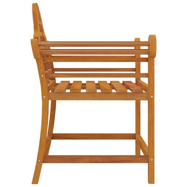vidaXL Καρέκλες Κήπου 2 τεμ. 91 x 62 x 94 εκ. από Μασίφ Ξύλο Teak