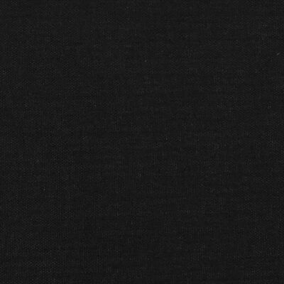 vidaXL Πλαίσιο Κρεβατιού με Κεφαλάρι Μαύρο 120 x 190 εκ Ύφασμα