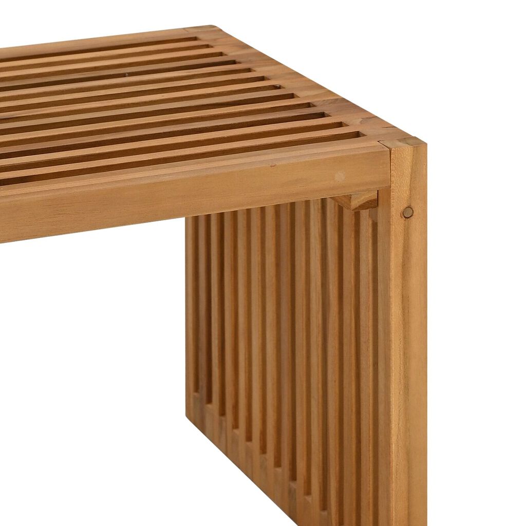 vidaXL Τραπεζάκι Κήπου 70x37.5x35.5 εκ Μασίφ Ξύλο Teak