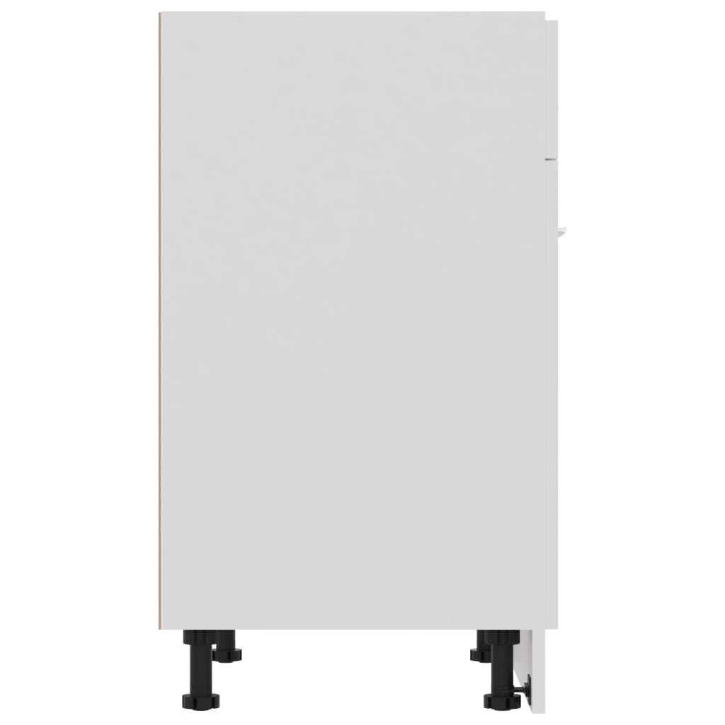vidaXL Ντουλάπι με Συρτάρι Lyon Λευκό 60x46x81,5 εκ. Επεξ. Ξύλο
