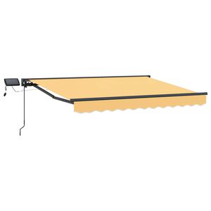 vidaXL &Chi;&epsilon;&iota;&rho;&omicron;&kappa;ί&nu;&eta;&tau;&omicron; &pi;&lambda;&alpha;ί&sigma;&iota;&omicron; &tau;έ&nu;&tau;&alpha;&sigmaf; &mu;&epsilon; LED Ά&mu;&mu;&omicron;&sigmaf; 3,5 x 2,5 &mu;
