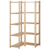 vidaXL &Gamma;&omega;&nu;&iota;&alpha;&kappa;ή &Rho;&alpha;&phi;&iota;έ&rho;&alpha; 5 &Epsilon;&pi;&iota;&pi;έ&delta;&omega;&nu; 82,5x82,5 x170 &epsilon;&kappa;. &Mu;&alpha;&sigma;ί&phi; &Xi;ύ&lambda;&omicron; &Pi;&epsilon;ύ&kappa;&omicron;&upsilon;