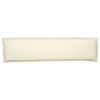vidaXL Σετ Μαξιλαριών Πάγου 2 pcs Κρεμ 150 x 40 x 8 εκ. Ύφασμα Oxford