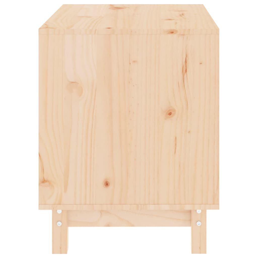 vidaXL Σπιτάκι Σκύλου 60 x 45 x 57 εκ. από Μασίφ Ξύλο Πεύκου