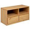 vidaXL Έπιπλο Τηλεόρασης SAUDA Χρώμα Δρυός 99x43x55 εκ. Μασίφ Πεύκο