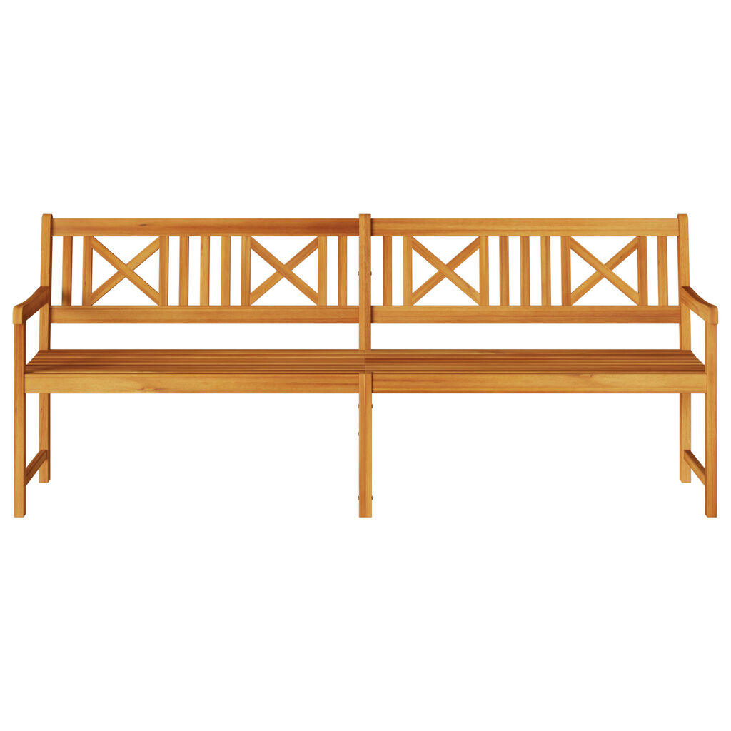 vidaXL Παγκάκι Κήπου 220x56x90 εκ. Μασίφ ξύλο ακακίας