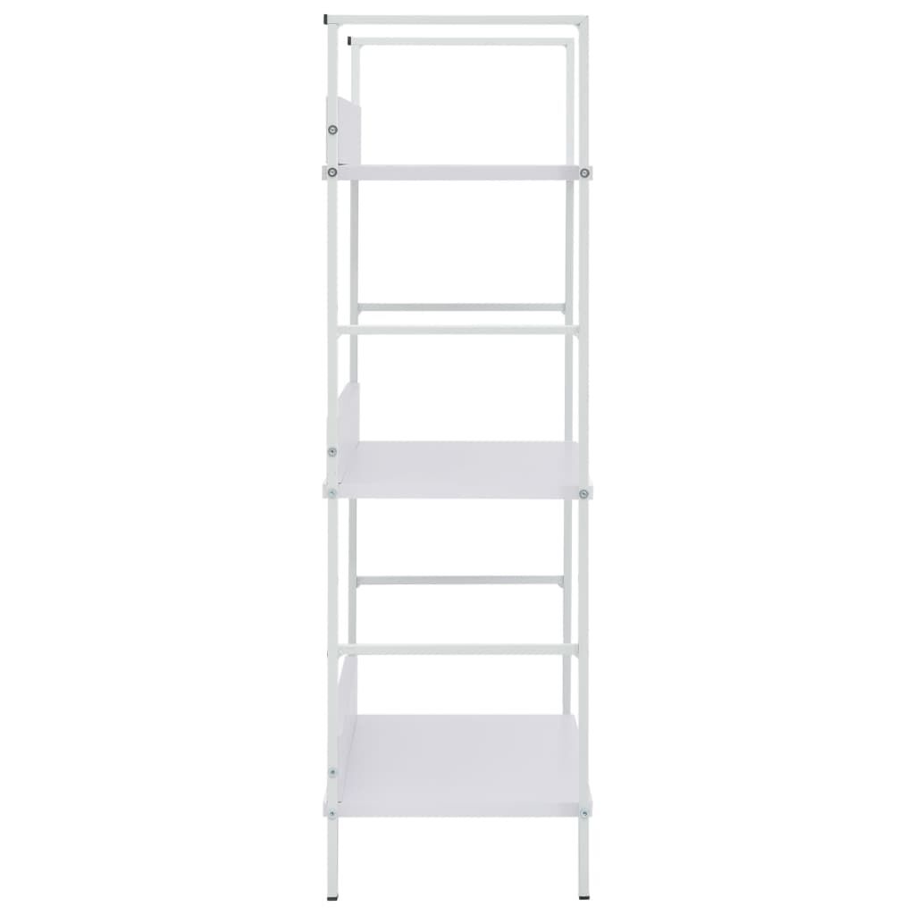 vidaXL Ραφιέρα 3 Επιπέδων Λευκή 60x27,6x90,5 εκ. Επεξεργασμένο Ξύλο
