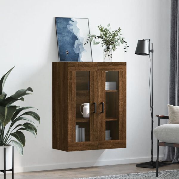 vidaXL Ντουλάπι Τοίχου Καφέ Δρυς 69,5 x 34 x 90 εκ.
