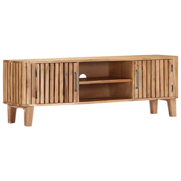 vidaXL Έπιπλο Τηλεόρασης 130 x 30 x 45 εκ. από Μασίφ Ξύλο Ακακίας