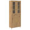 vidaXL Highboard Επιτοίχιο 2 pcs Artisan Oak 69,5 x 34 x 180 εκ.