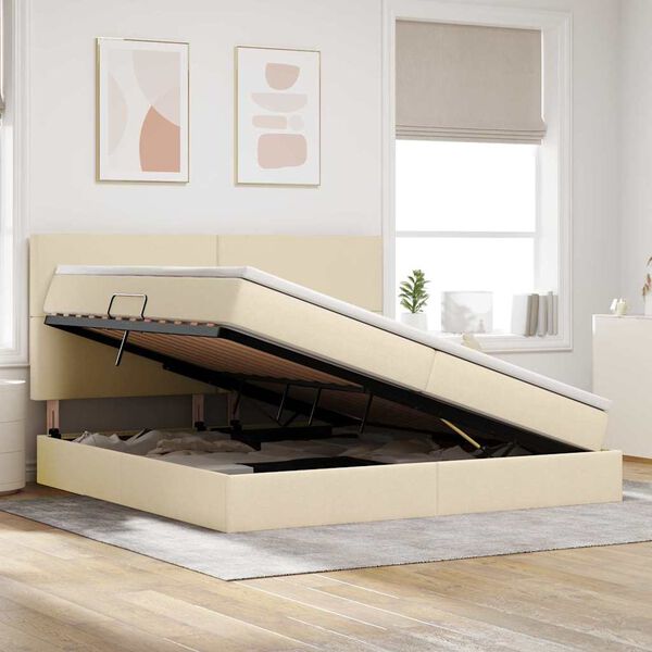 vidaXL &Kappa;&rho;&epsilon;&beta;ά&tau;&iota; &mu;&epsilon; &alpha;&pi;&omicron;&theta;&eta;&kappa;&epsilon;&upsilon;&tau;&iota;&kappa;ό &chi;ώ&rho;&omicron; &kappa;&alpha;&iota; LED &mu;&epsilon; led &Kappa;&rho;έ&mu; 200 x 200 cm