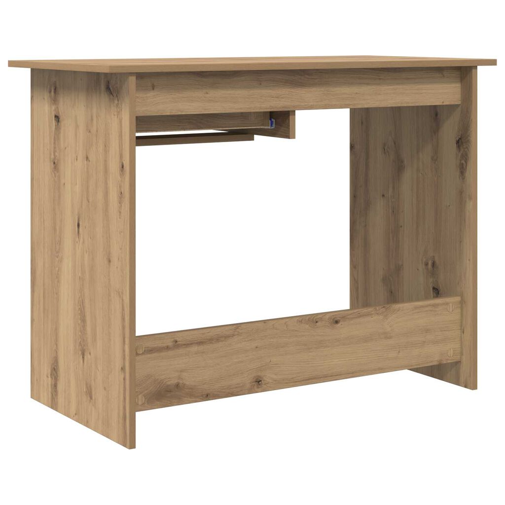 vidaXL Γραφείο artisan δρυς 100 x 50 x 76 εκ. Επεξεργασμένο ξύλο