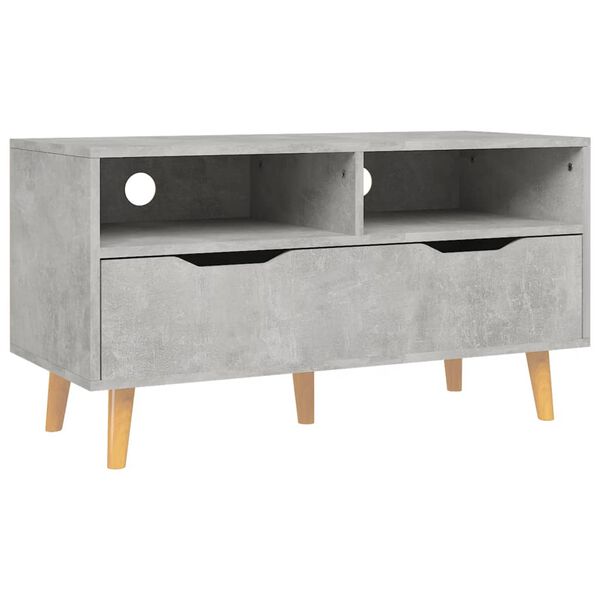 vidaXL Έπιπλο Τηλεόρασης Γκρι Σκυρ. 90x40x48,5 εκ. Επεξεργασμένο Ξύλο