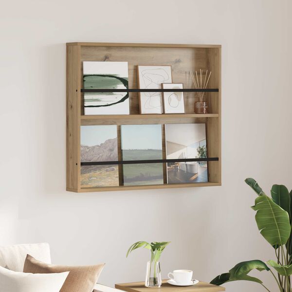 vidaXL &Rho;ά&phi;&iota; &Pi;&epsilon;&rho;&iota;&omicron;&delta;&iota;&kappa;ώ&nu; Artisan Oak 80 x 12 x 70 &epsilon;&kappa; &Epsilon;&pi;&epsilon;&xi;&epsilon;&rho;&gamma;&alpha;&sigma;&mu;έ&nu;&omicron; &xi;ύ&lambda;&omicron;