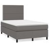 vidaXL &Kappa;&rho;&epsilon;&beta;ά&tau;&iota; Boxspring &mu;&epsilon; &Sigma;&tau;&rho;ώ&mu;&alpha; & LED &Gamma;&kappa;&rho;&iota; 120x190 &epsilon;&kappa;. &Sigma;&upsilon;&nu;&theta;. &Delta;έ&rho;&mu;&alpha;