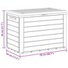 vidaXL Μπαούλο Αποθήκευσης Κήπου Ανθρακί 78 x 44 x 55 εκ.