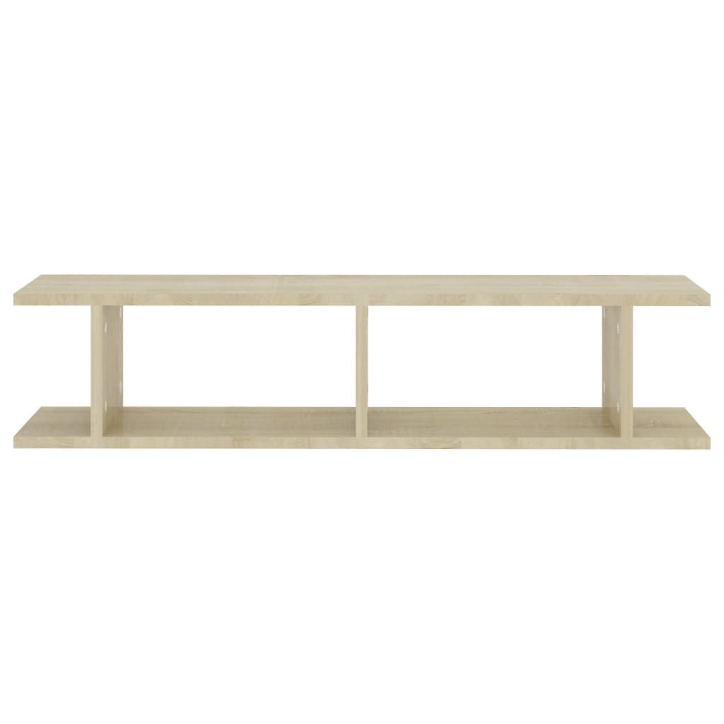 vidaXL Ραφιέρες Τοίχου 2 τεμ. Sonoma Δρυς 90x18x20 εκ. από Μοριοσανίδα
