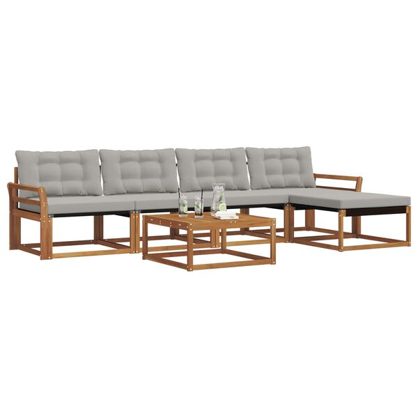 vidaXL &Sigma;&epsilon;&iota;&rho;ά &Kappa;&alpha;&nu;&alpha;&pi;έ &Epsilon;&xi;&omega;&tau;&epsilon;&rho;&iota;&kappa;&omicron;ύ 6 pcs &Phi;&upsilon;&sigma;&iota;&kappa;ό &kappa;&alpha;&iota; &Alpha;&nu;&omicron;&iota;&chi;&tau;ό &Gamma;&kappa;&rho;&iota;