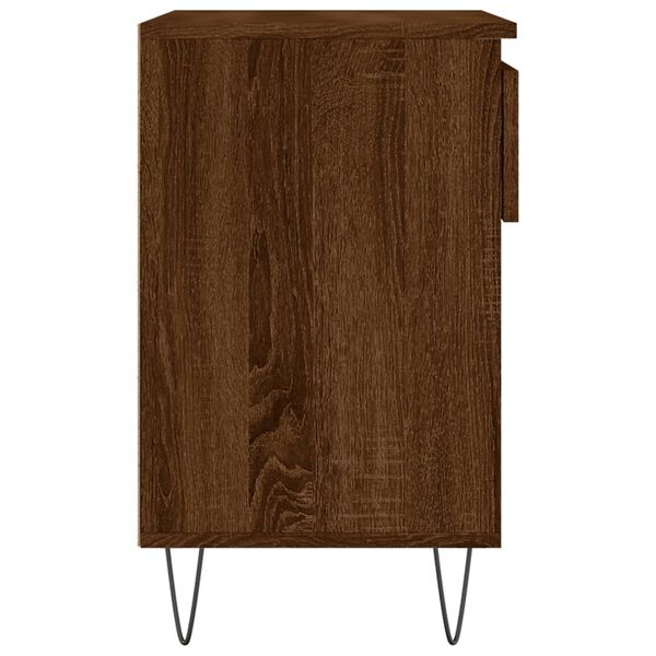 vidaXL Παπουτσοθήκη Καφέ Δρυς 70x36x60 εκ. από Επεξεργασμένο Ξύλο
