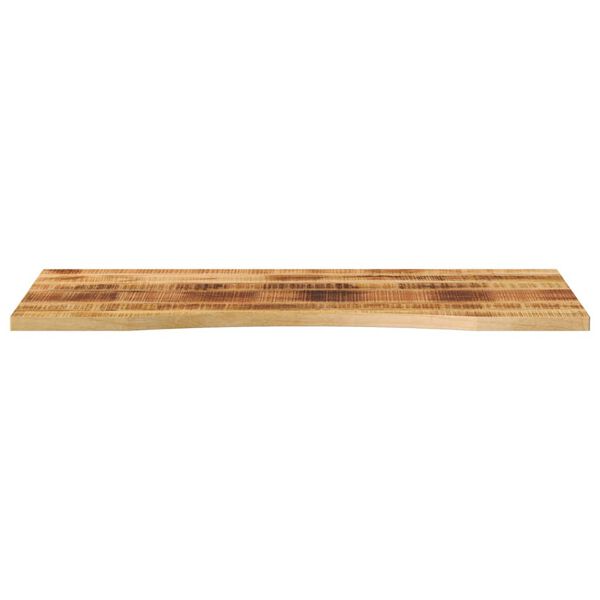 vidaXL Επιφάνεια Γραφείου Καμπύλη 120x60x2,5 εκ Μασίφ Ακατ. Μάνγκο