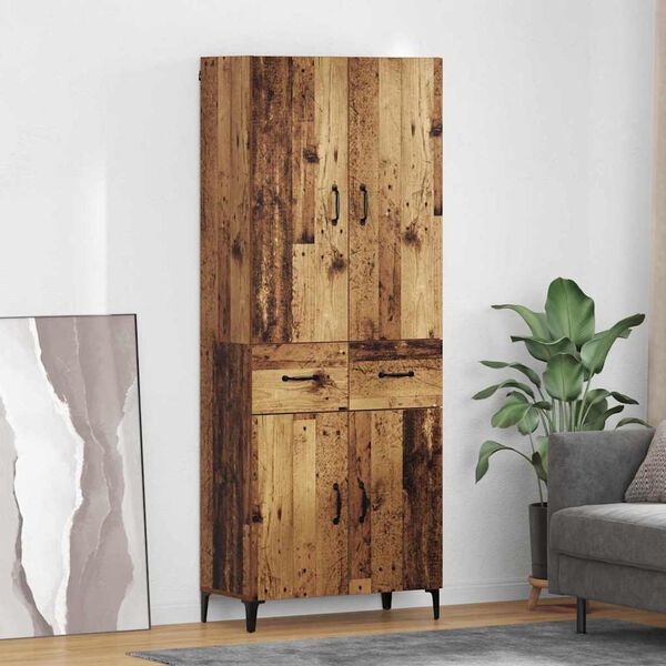 vidaXL Highboard &Pi;&alpha;&lambda;&iota;ό &Xi;ύ&lambda;&omicron; 69,5 x 34 x 180 &epsilon;&kappa;. &Epsilon;&pi;&epsilon;&xi;&epsilon;&rho;&gamma;&alpha;&sigma;&mu;έ&nu;&omicron; &xi;ύ&lambda;&omicron;