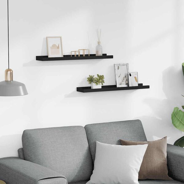 vidaXL &Rho;ά&phi;&iota;&alpha; &gamma;&iota;&alpha; &Kappa;&omicron;&rho;&nu;ί&zeta;&epsilon;&sigmaf; 2 &tau;&epsilon;&mu;. &Mu;&alpha;ύ&rho;&alpha; 60 x 9 x 3 &epsilon;&kappa;. &alpha;&pi;ό MDF