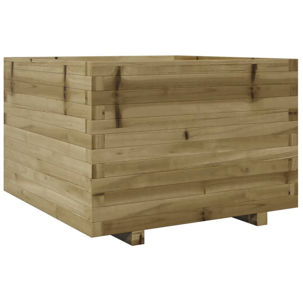 vidaXL Ζαρντινιέρα Κήπου 70x70x49,5 εκ. από Εμποτισμένο Ξύλο Πεύκου