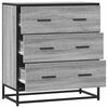 vidaXL Sideboard Grey Sonoma Κατασκευασμένο ξύλο και μέταλλο