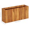 vidaXL Ζαρντινιέρα Υπερυψωμένη 100 x 30 x 50 εκ. Μασίφ Ξύλο Ακακίας