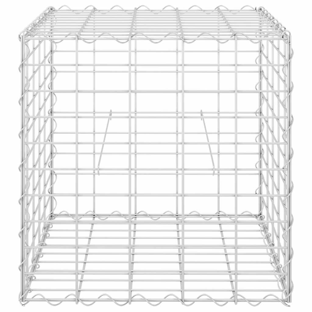 vidaXL Συρματοκιβώτιο Κύβος 50 x 50 x 50 εκ. από Ατσάλινο Σύρμα