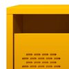 vidaXL Κομοδίνα 2 τεμ. Μουσταρδί 35x39x43,5 εκ. από Χάλυβα