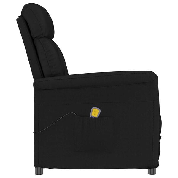 vidaXL Καρέκλα μασάζ Μαύρο 70.5 x 96.5 x 95 cm Τεχνητό δέρμα