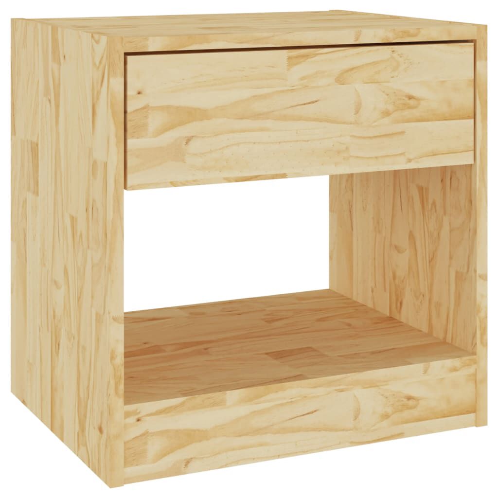 vidaXL Κομοδίνα 2 τεμ. 40 x 31 x 40 εκ. από Μασίφ Ξύλο Πεύκου