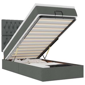 vidaXL &Omicron;&theta;&omega;&mu;&alpha;&nu;&iota;&kappa;ό &kappa;&rho;&epsilon;&beta;ά&tau;&iota; &mu;&epsilon; &sigma;&tau;&rho;ώ&mu;&alpha; & LEDs &Sigma;&kappa;&omicron;ύ&rho;&omicron; &gamma;&kappa;&rho;&iota; 90x190cm ύ&phi;&alpha;&sigma;&mu;&alpha;