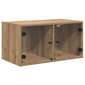 vidaXL &Nu;&tau;&omicron;&upsilon;&lambda;ά&pi;&alpha; &Tau;&omicron;ί&chi;&omicron;&upsilon; 68 x 37 x 35 &epsilon;&kappa; &Epsilon;&pi;&epsilon;&xi;&epsilon;&rho;&gamma;&alpha;&sigma;&mu;έ&nu;&omicron; &Xi;ύ&lambda;&omicron; Artisan Oak