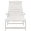 vidaXL Έπιπλα Χαλάρωσης Κήπου 2-πρόσωπο 2 pcs Λευκό 53 x 195.5 x 30cm